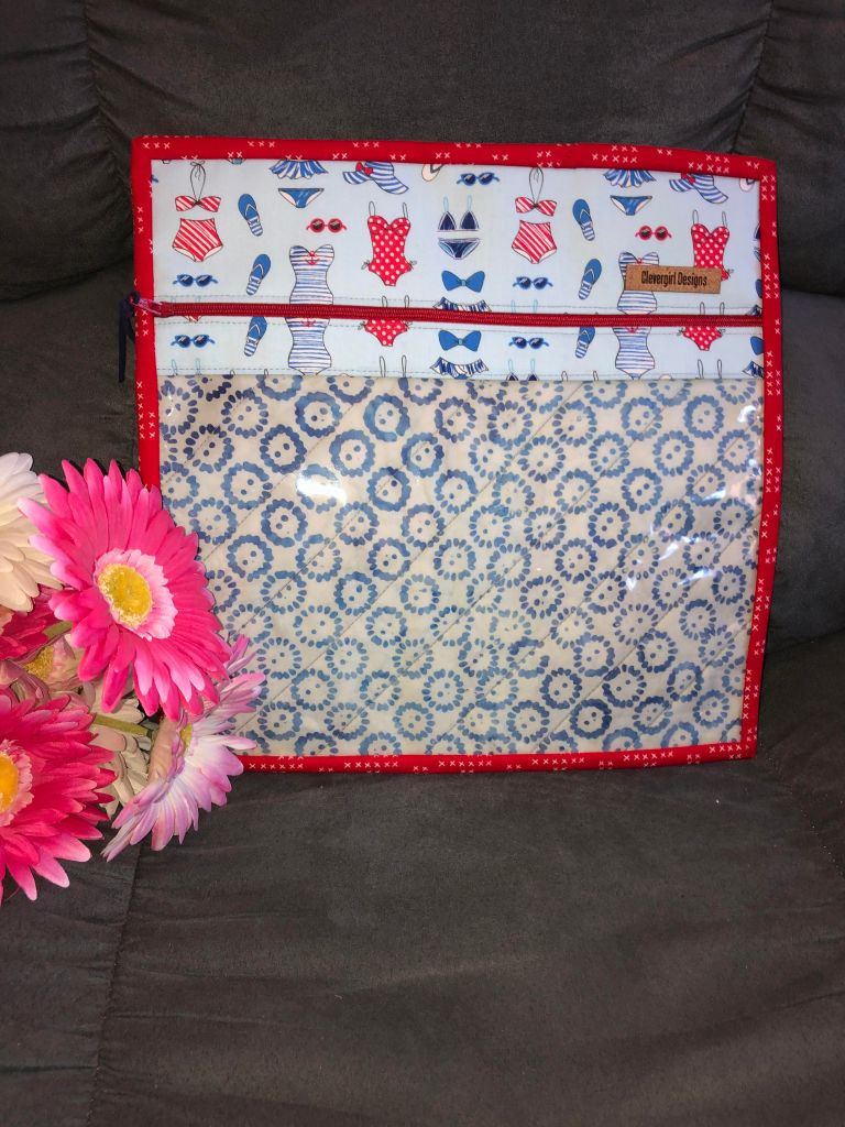 Buy Cross Stitch Project Bag Project Bag for Cross Stitch Project Bag  Organizer Vinyl Front Cross Stitch Organization Bag-flowers Online in India  